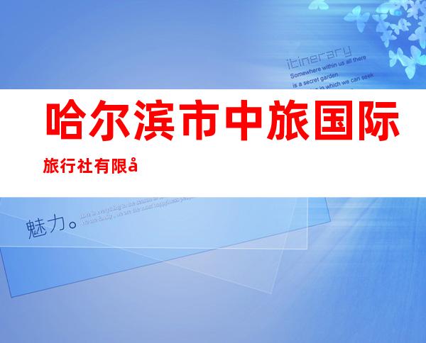哈尔滨市中旅国际旅行社有限公司哈西分公司