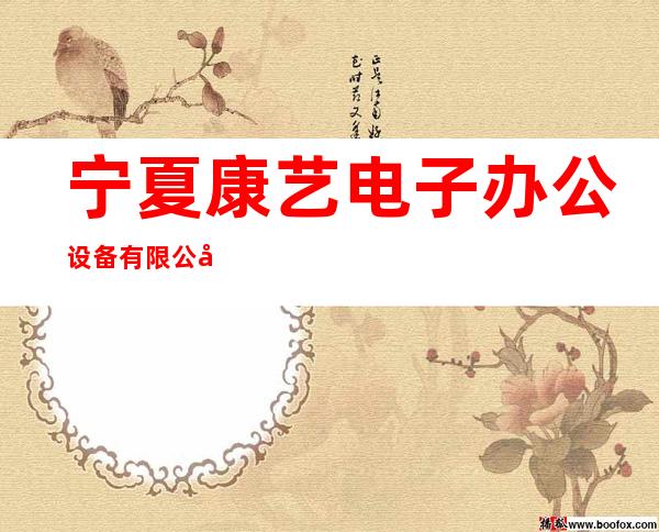 宁夏康艺电子办公设备有限公司