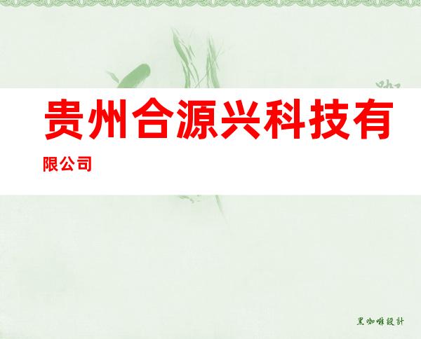 贵州合源兴科技有限公司